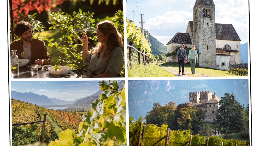 Weinberge, Wanderwege, beeindruckende Bauten – die Südtiroler Weinstraße hat eine Menge zu bieten