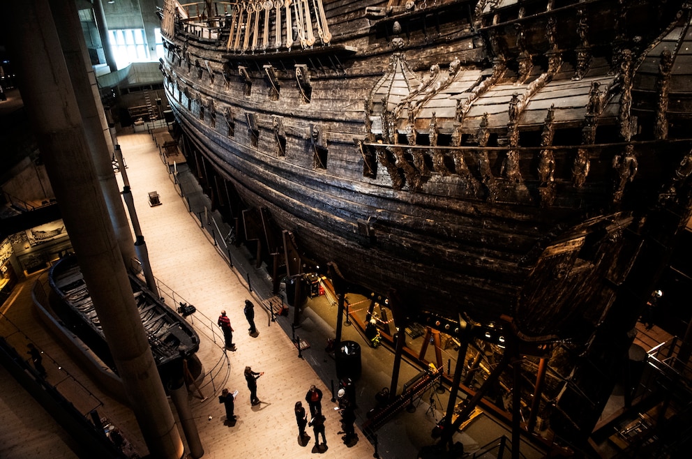 1. Vasa-Museum – in dem maritimen Museum in Stockholm steht das fast vollständig erhaltene Kriegsschiff Vasa, das auf seiner Jungfernfahrt 1628 unterging