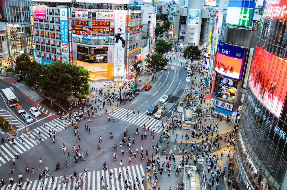 Shibuya Crossing in Tokyo