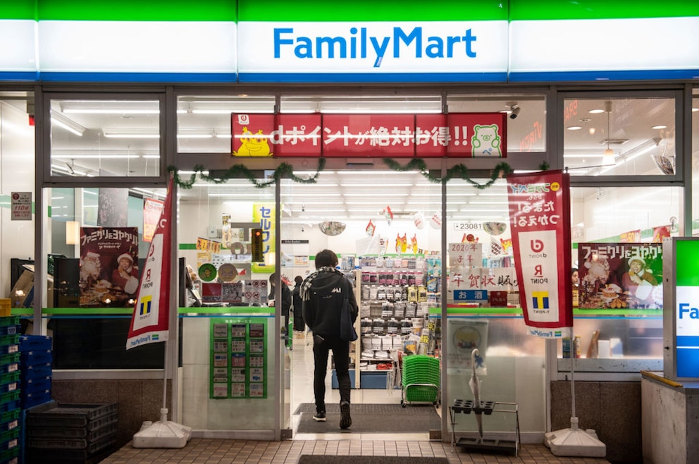Gängiger Supermarkt auf meiner ersten Japan-Reise
