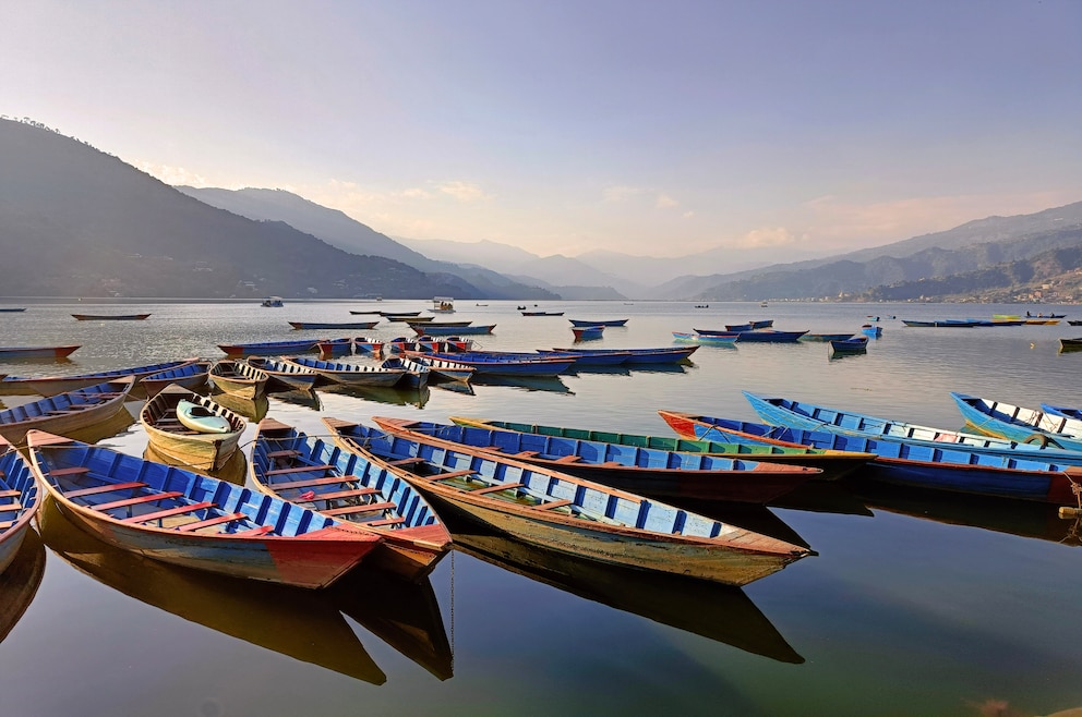 9. Phewa-See – der Süßwassersee bei Pokhara ist der zweitgrößte See des Landes
