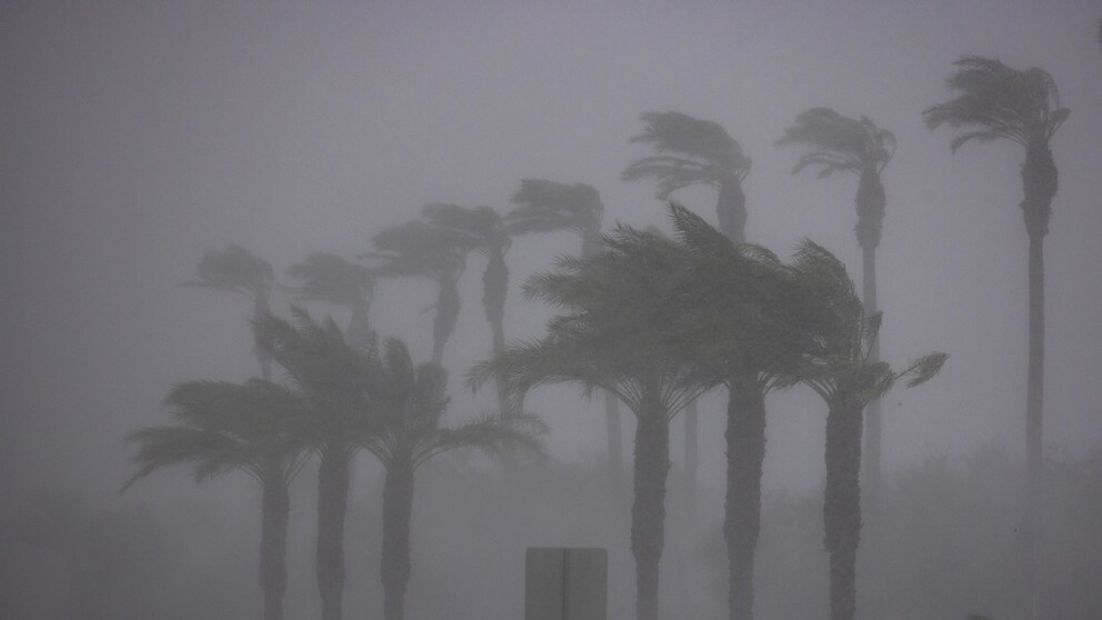 Tropische Stürme kommen in Südkalifornien durchaus vor, wie z. B. in Palm Desert am 20. August 2023
