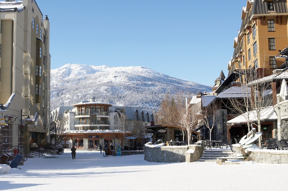 7. Whistler – die Stadt liegt nördlich von Vancouver im Whistler Blackcomb, einem der größten Skigebiete Nordamerikas