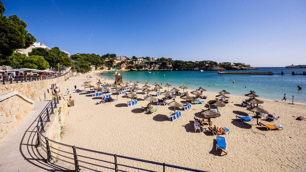 Warnschilder Mallorca Strände