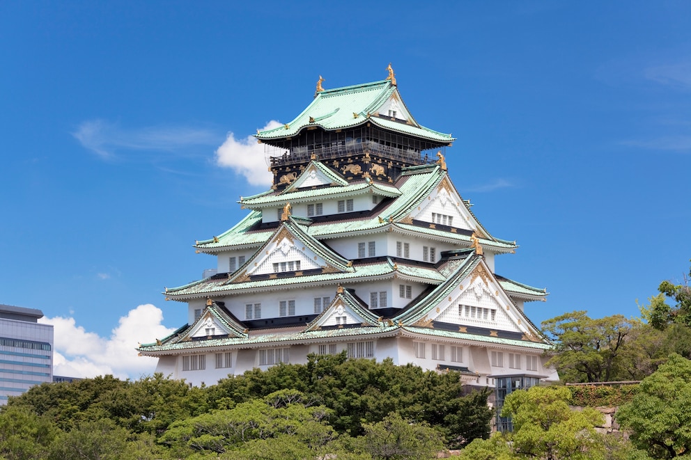 Osaka Castle in Japan