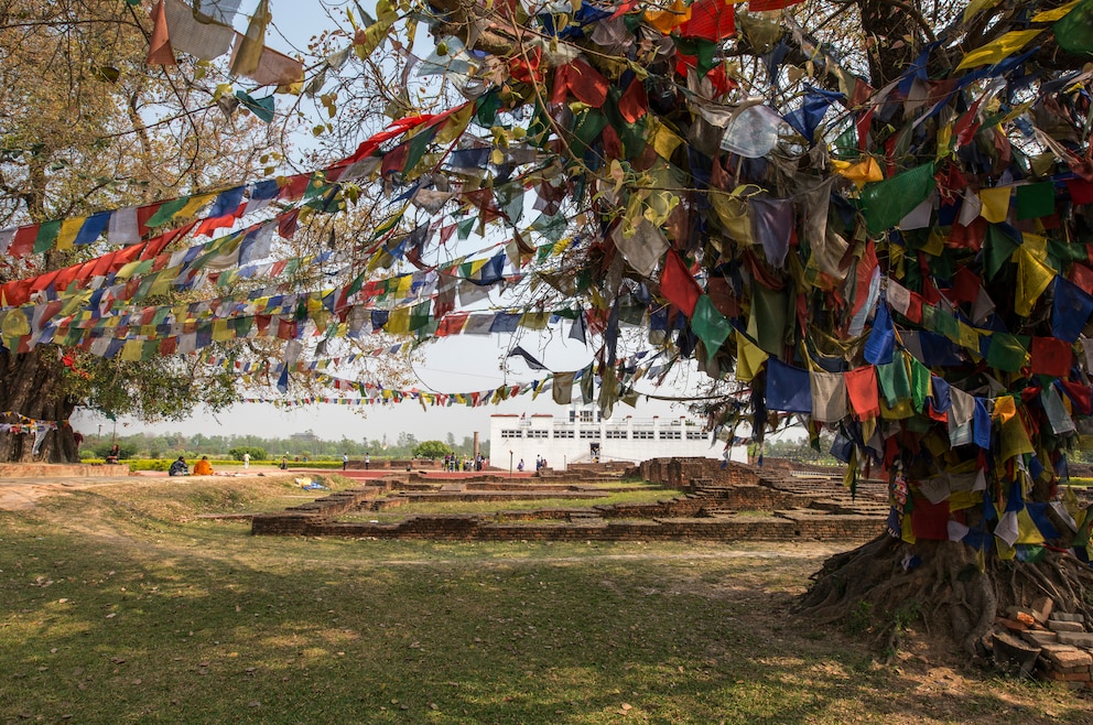 6. Die Geburtsstätte Siddhartha Gautamas – dem späteren Buddha – in Lumbini aufsuchen

