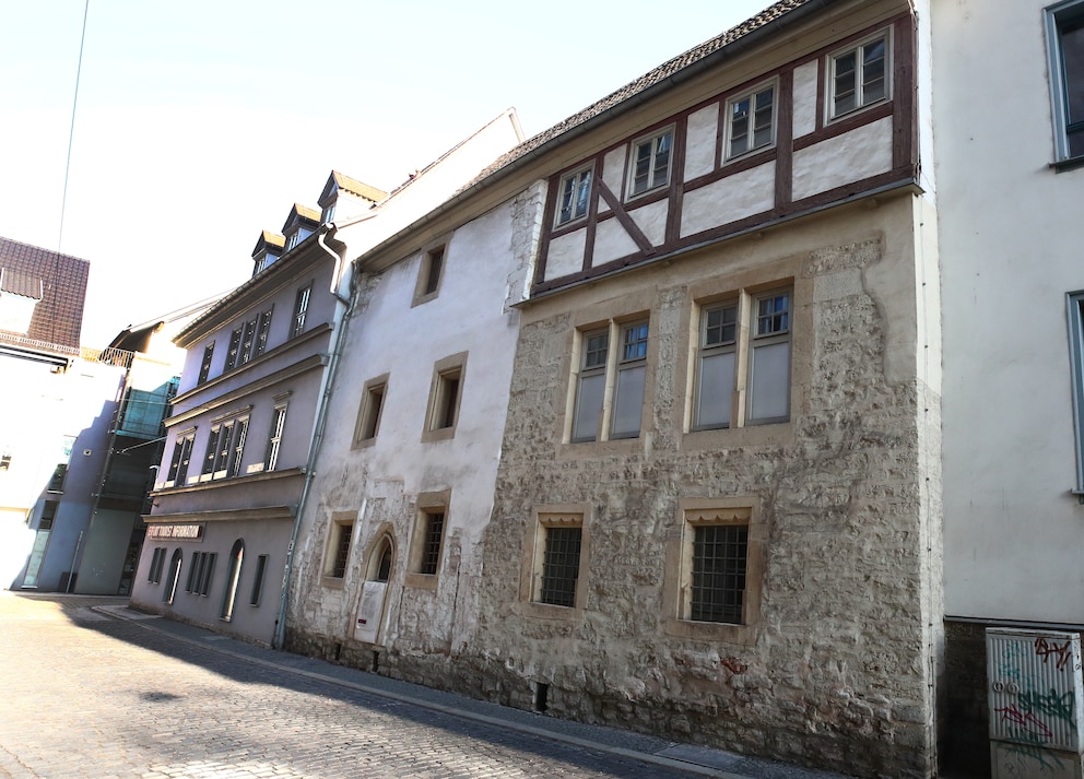 Das Steinerne Haus in der Innenstadt Erfurts gehört jetzt zum Unesco-Welterbe 