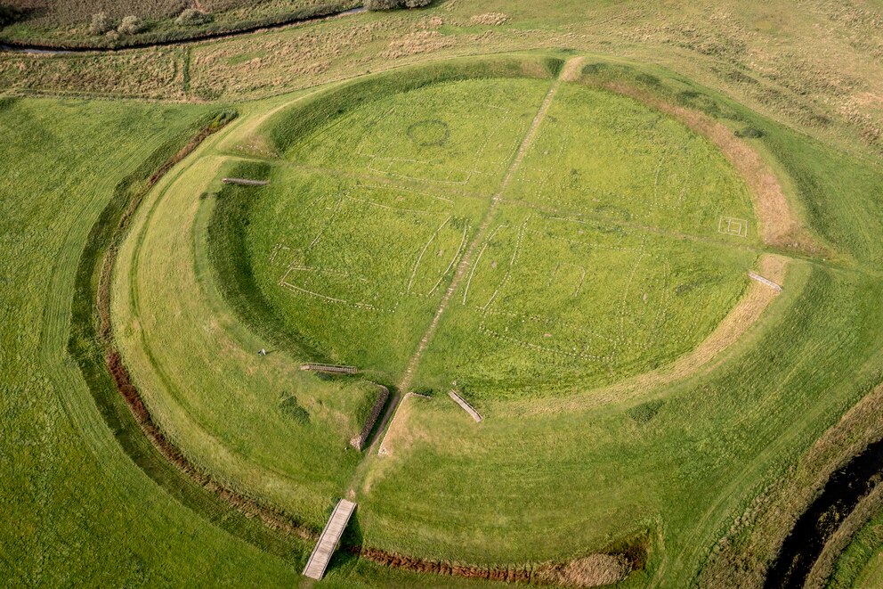 Fünf dänische Ringburgen gehören nun zum Unesco-Welterbe, im Bild: Trelleborg