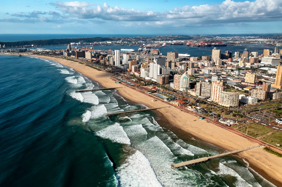 4. Durban – die Küstenstadt im südafrikanischen Osten ist die drittgrößte Stadt und besitzt den größten Seehafen des Landes