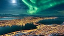 Polarlichter in Tromso, Norwegen