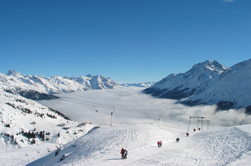 2. Skifahren auf Sankt Anton am Arlberg