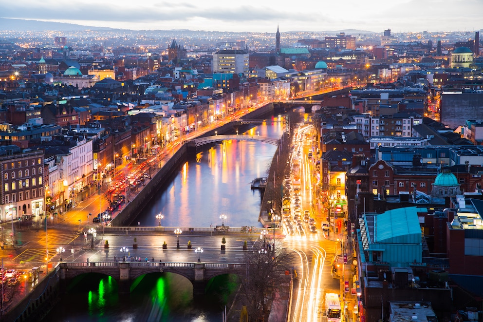 Das quirlige Dublin lohnt sich immer für eine Städtereise