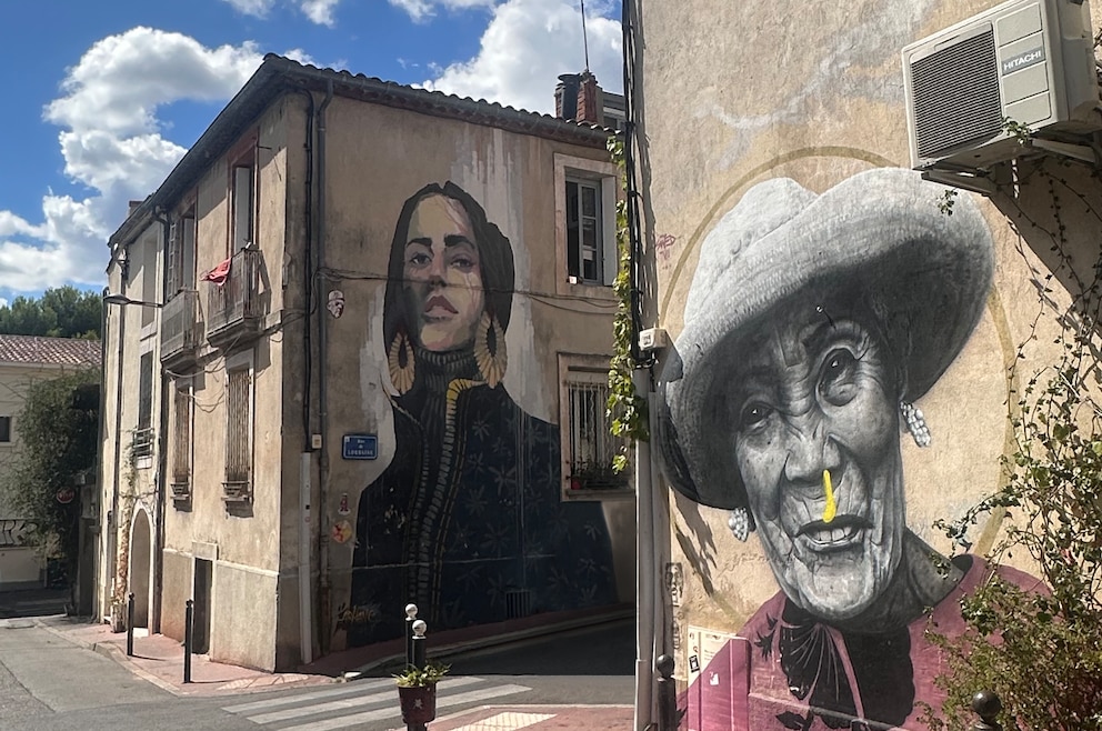 Straßenkunst ist ein großer Bestandteil Montpelliers