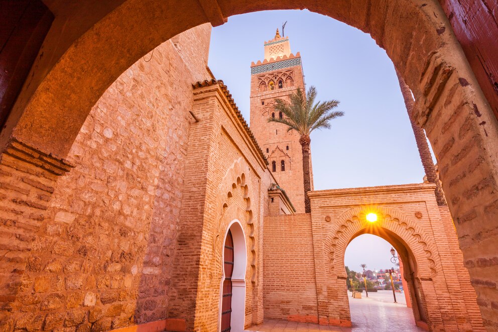 Die Koutoubia Moschee in Marrakesch