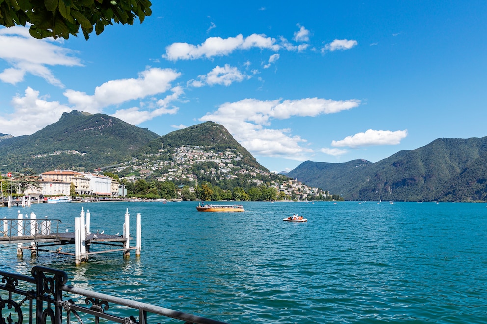 Der Lugano See ist in Tessin besonders beliebt.