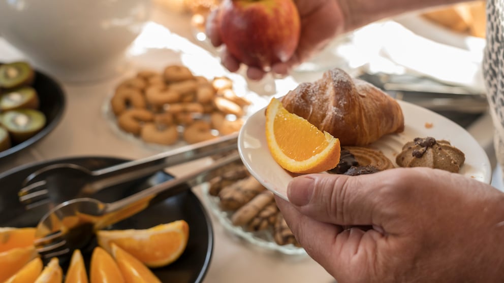 Frühstücksbuffet im Hotel