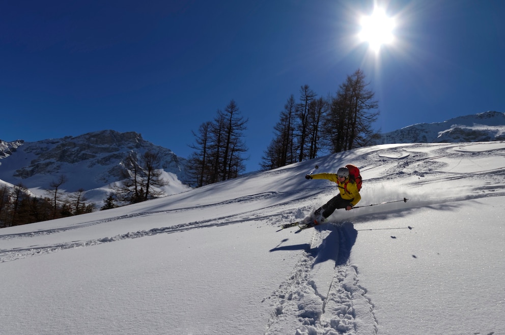 4. Ski fahren im beliebten Wintersportgebiet Malbun