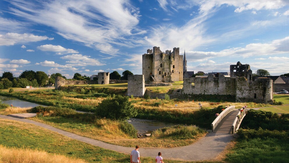 Irland, das ist Kultur zum Anfassen, wie hier am Trim Castle.