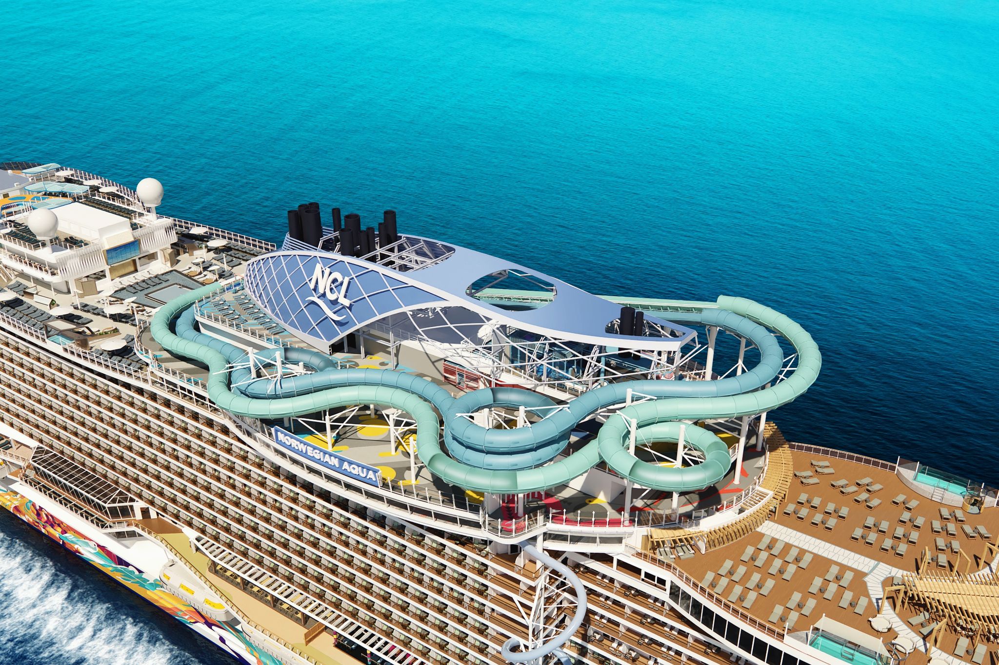 „Norwegian Aqua“: NCL-Schiff mit Hybrid-Achterbahn kommt 2025