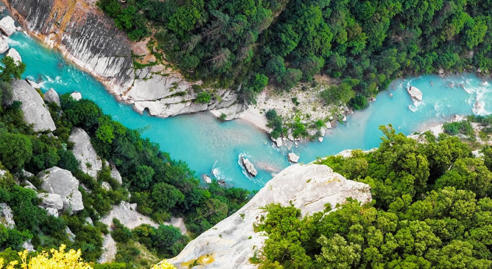 This natural wonder is one of the largest canyons in France, located in the Provence-Alpes-Côte d'Azur region