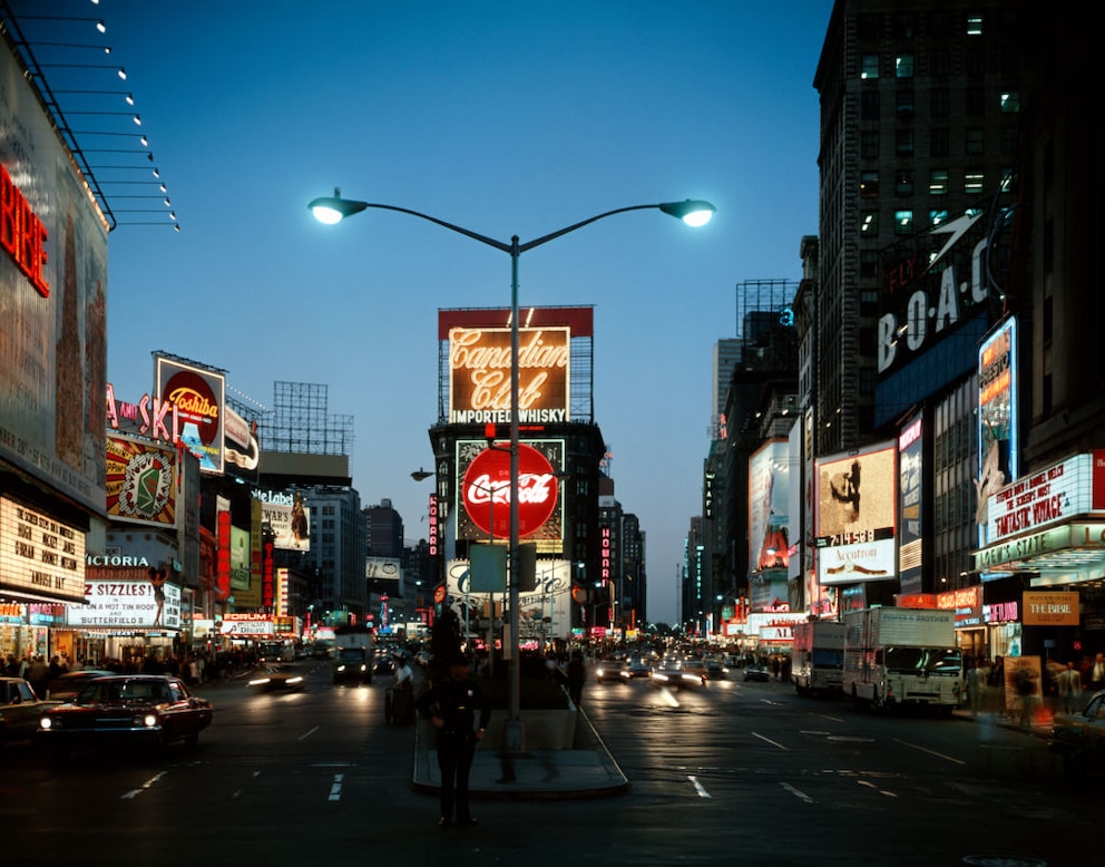 Der Times Square Ende der 1960er Jahre