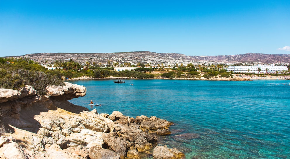 In Cyprus, you can visit breathtaking beaches