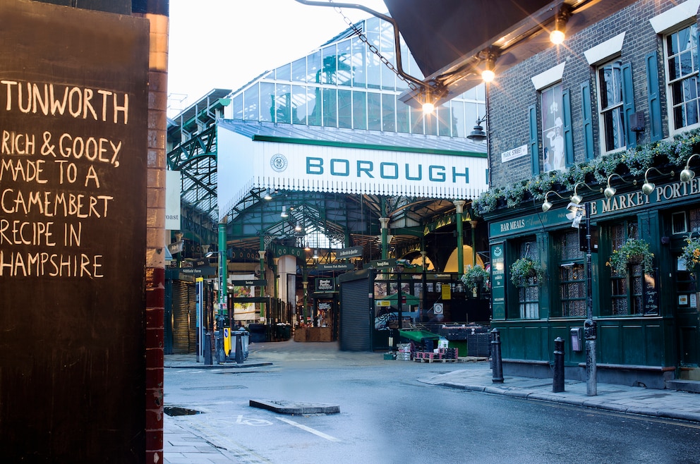 5. Schlemmen auf dem Borough Market auf dem Gelände des Rochester Yard