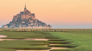 Der Mont Saint-Michel ist eines der atemberaubenden Naturwunder in Frankreich. Er liegt in in der Normandie.