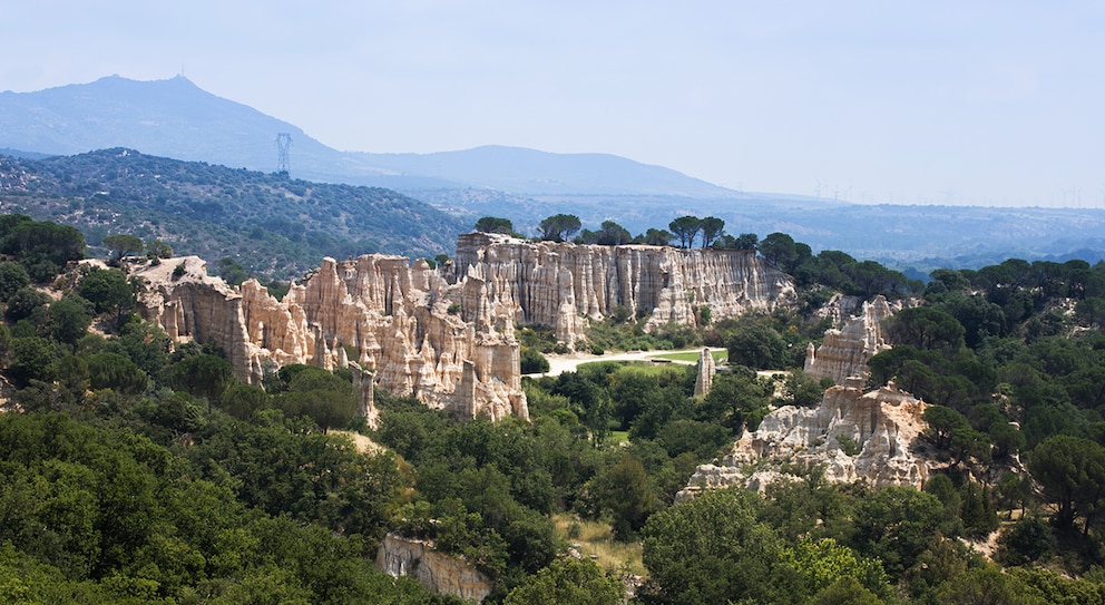 Die Sandsteinformation „Orgues“ ist 5 Millionen Jahre alt und befindet sich ganz im Süden Frankreichs in den Pyrenäen