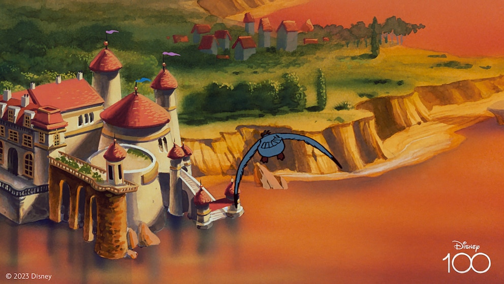 Das Schloss von Prinz Eric ist Teil von Disneys kleiner Meerjungfrau