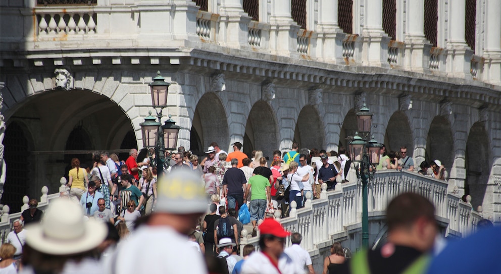 Venedig hat schon lange Zeit mit Übertourismus zu kämpfen