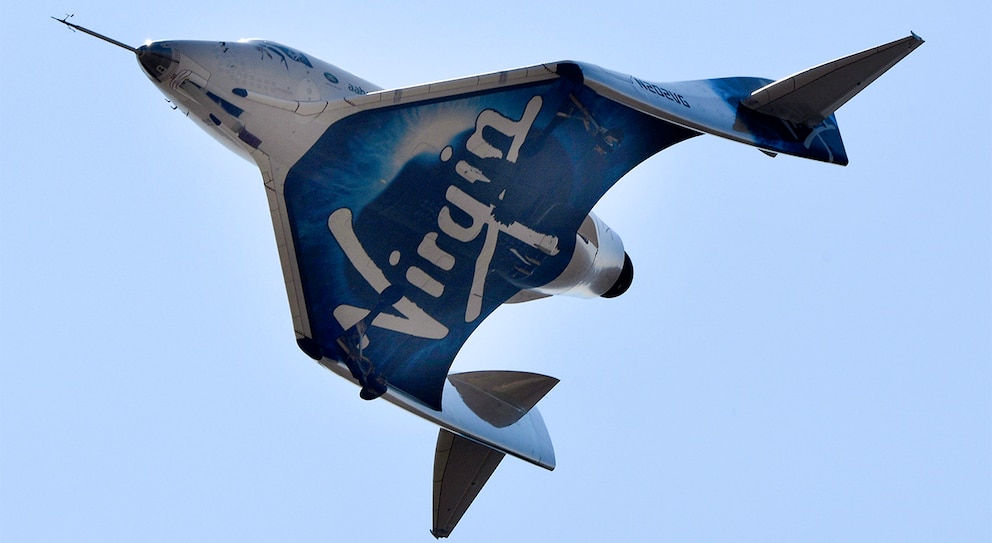 Auf Platz 1 der schnellsten Flieger ladet das SpaceShipTwo Unity-Flugzeug