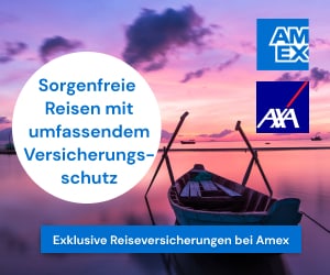 Umfangreiches Reise-Versicherungspaket mit AMEX