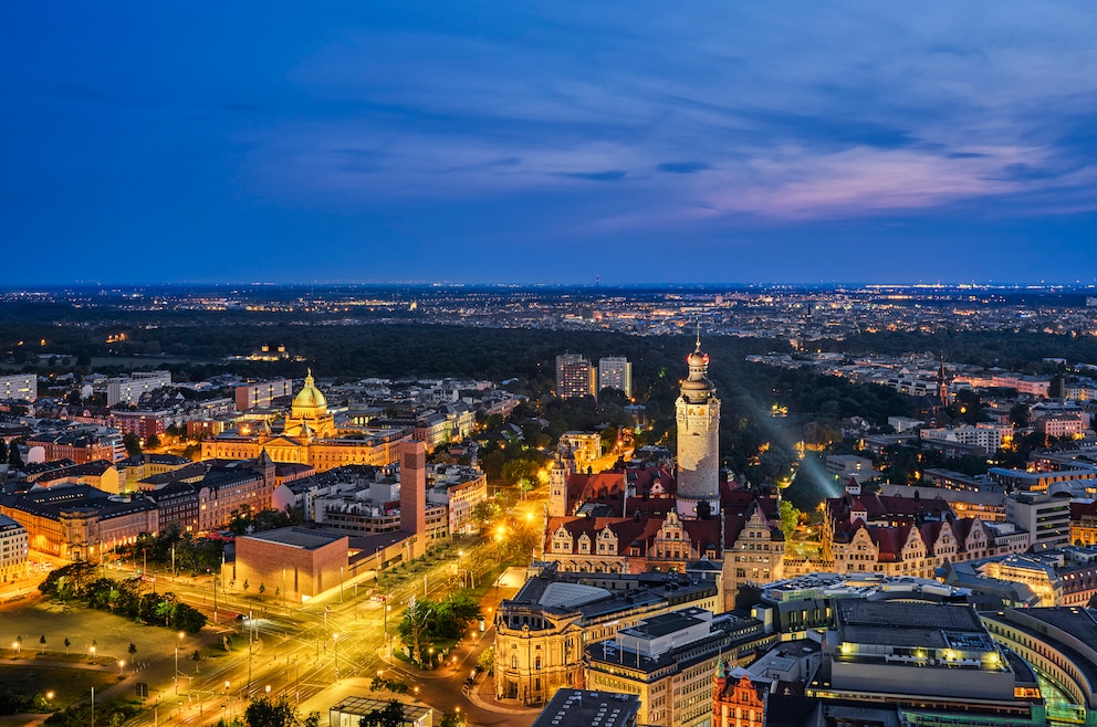 9. Leipzig – die beliebte ostdeutsche Stadt befindet sich im Bundesland Sachsen