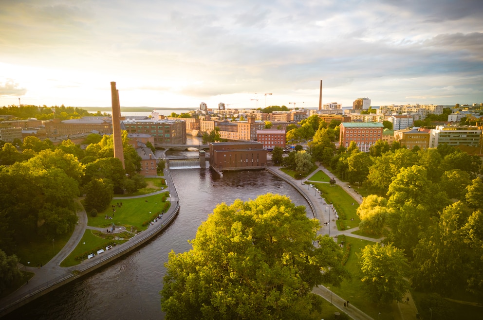 4. Tampere – die drittgrößte Stadt des Landes befindet sich in Südfinnland und gilt als die Saunahauptstadt der Welt