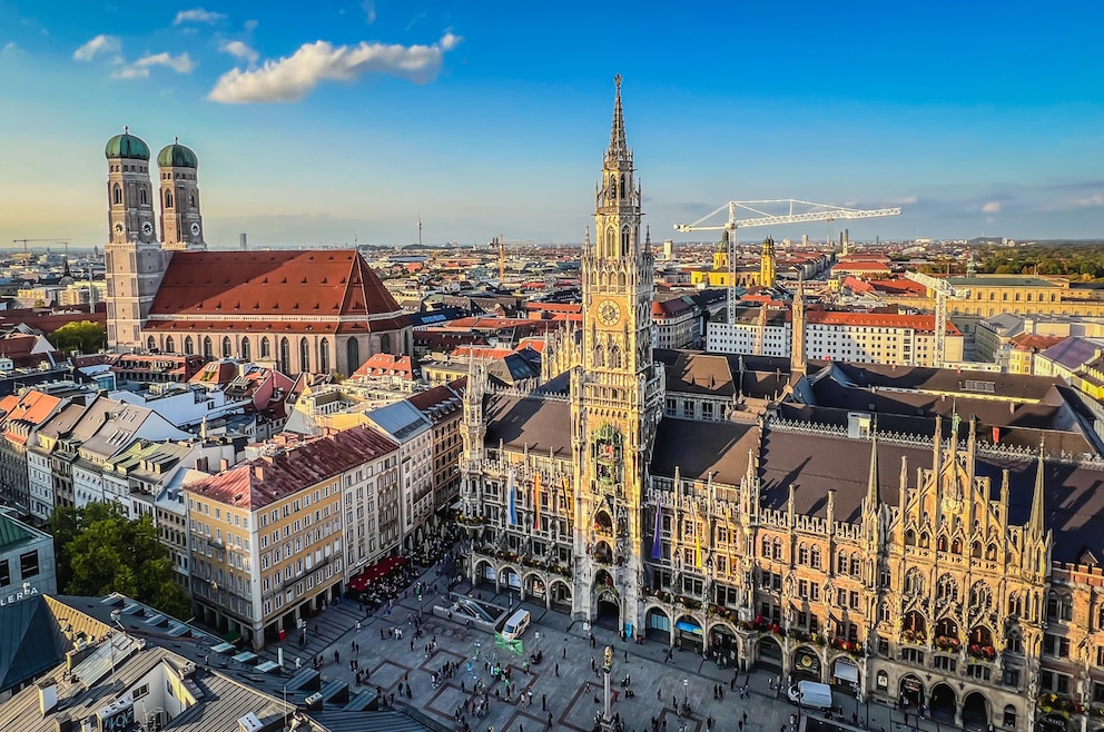 3. München – die bayerische Landeshauptstadt beheimatet knapp 1,49 Millionen Menschen