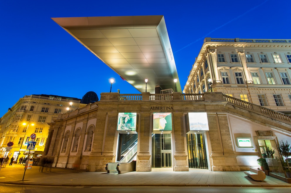 6. Kunstmuseum Albertina – das beliebte Museum zeigt unter anderem eine der weltweit bedeutendsten Grafik-Sammlungen