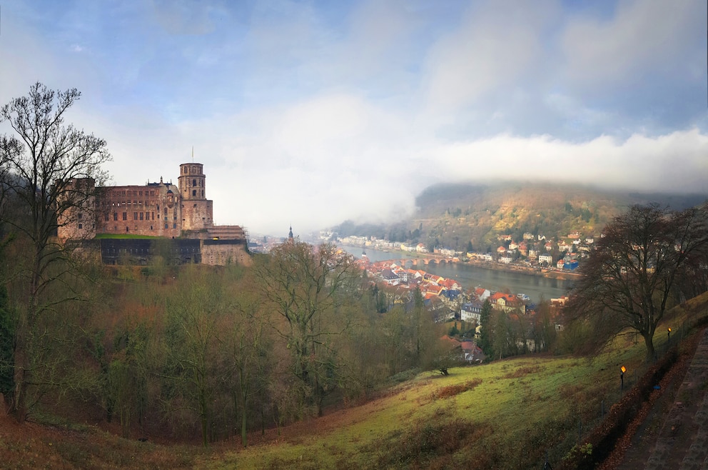 10. Schloss Heidelberg – die berühmte Schlossruine ist das Wahrzeichen derStadt Heidelberg