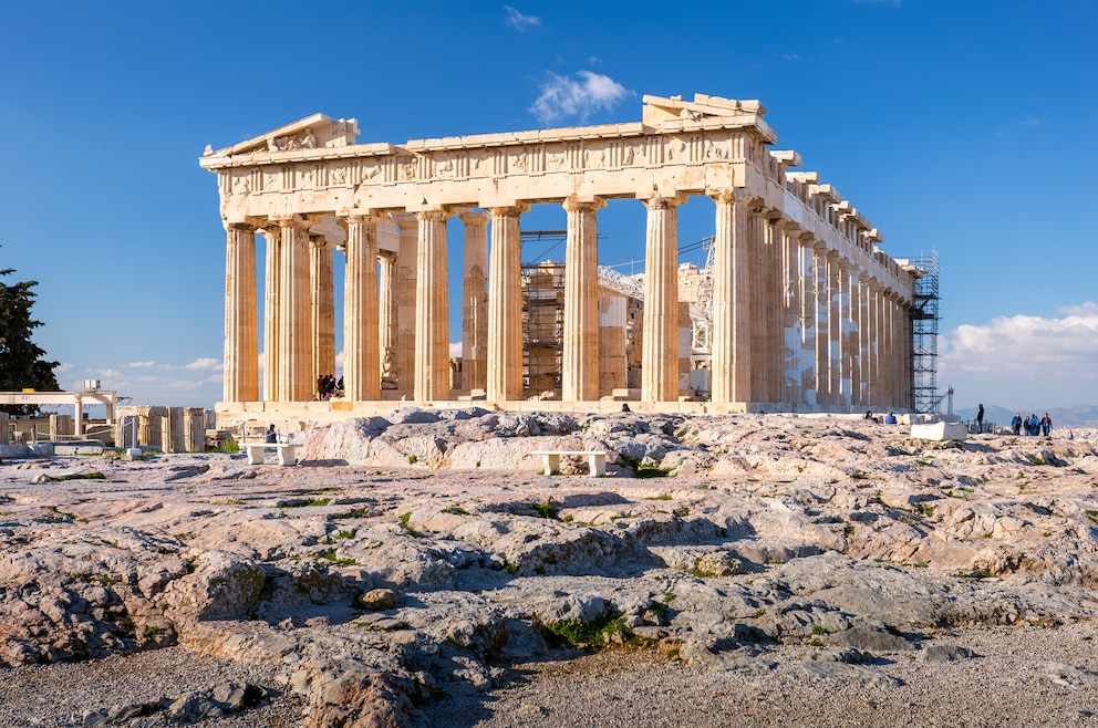 2. Parthenon – der ikonische Tempel auf der Athener Akropolis wurde einst für die Stadtgöttin Pallas Athena Parthenos errichtet