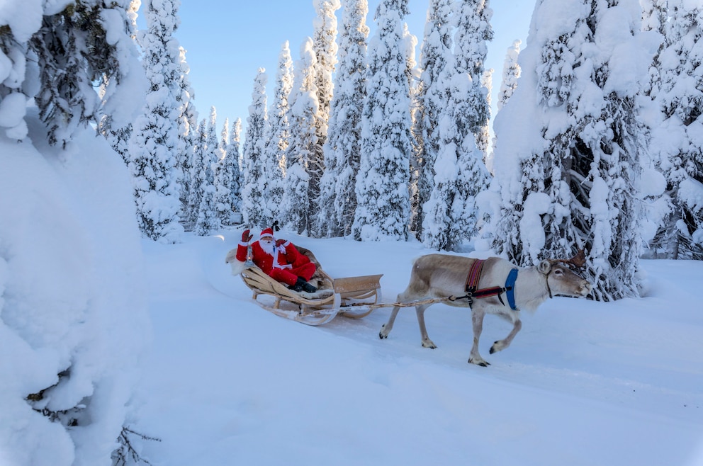 3. Den Weihnachtsmann im nordfinnischen Lappland besuchen