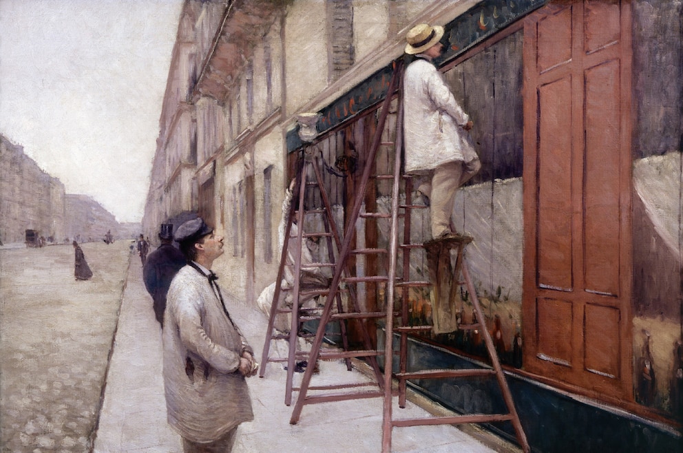 «Gebäudemaler» des Malers Gustave Caillebotte