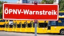 Busbahnhof Warnstreik ÖPNV