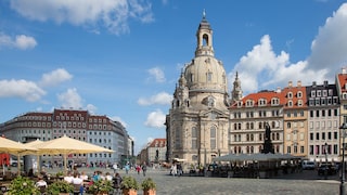 Dresden hat eine Menge touristischer Highlights zu bieten – darunter die Frauenkirche.