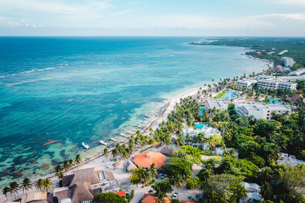 Akumal Bay in Quintana Roo, Mexiko