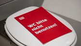 Toiletten im Zug defekt