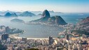 Blick auf die Botafogo Bay in Rio de Janeiro