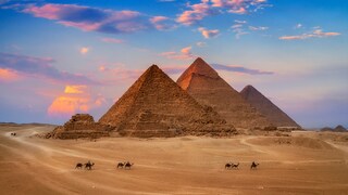 Pyramiden in Gizeh, Ägypten Sehenswürdigkeiten