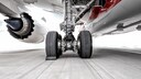 Reifen eines Flugzeugs