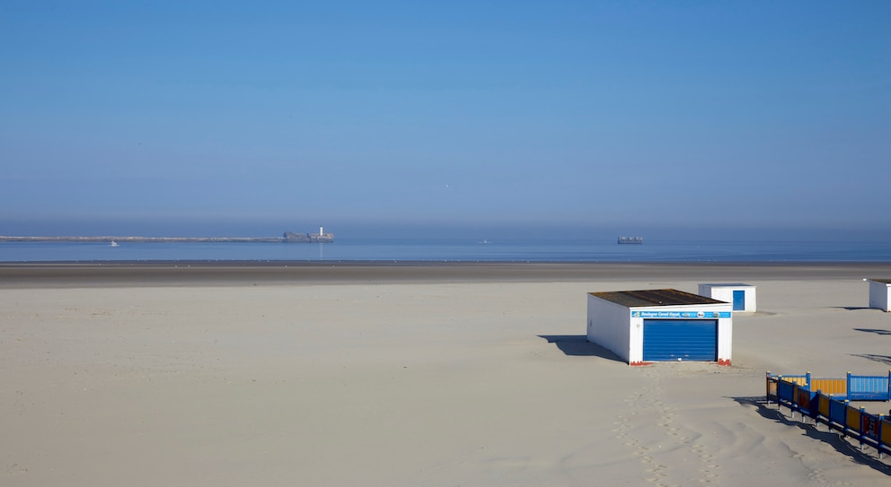 Der Strand von Boulogne ist wegen seines seichten Wassers sehr kinderfreundlich.