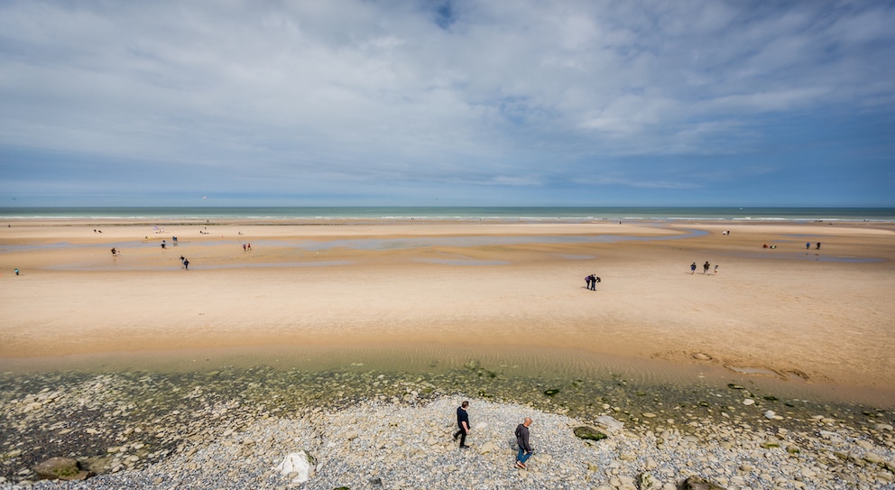 Der Strand Palais bietet feinen Sand und endlose Dünen